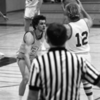 1983 Men's Basketball, EOSC vs. Idaho State, Action 05