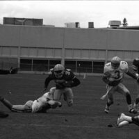 1991 Football Action, Western Oregon University at EOSC 07