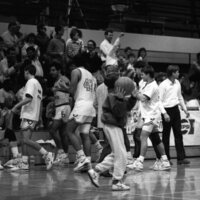 1991 Basketball, Willamette University at EOSC, Players 03