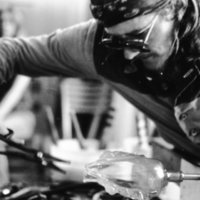 1974 Art, Glass Sculpting 01