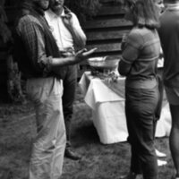 1984 Student Reception at President Gilbert's House 13