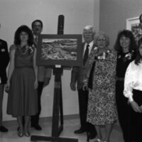 1990 George Nightingale Gallery Re-Dedication, Art Show, Group 03