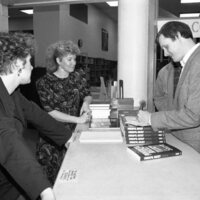 1991 Jack Evans, "Powerful Rockey" Book Signing 09
