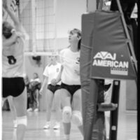 1991 Volleyball Action, Northwest Nazarene College at EOSC 05