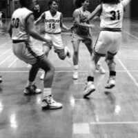 1991 Women's Basketball Action, Lewis &amp; Clark at EOSC 06