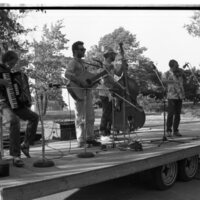 1989 Employee BBQ, Band Performs 02