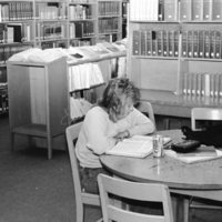 80's Walter M. Pierce Library, Usage 02