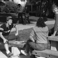 1984 Students, Outdoors, Fall Term 02