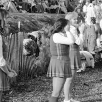 1982 Football Game, November 16th, Cheerleaders 01