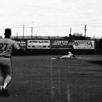 1987 Baseball Game in Caldwell, Idaho, Action 05