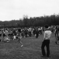 1982 Cross Country Meet at BMCC, Preparation 05
