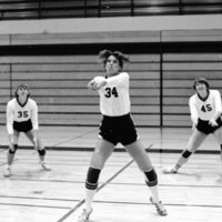 1980 Women's Volleyball Action 12