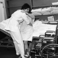 1986 Nursing Program, Wheelchair Assistance 01