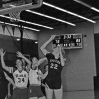 1984 Women's Basketball Action, EOSC vs. Whitman 01