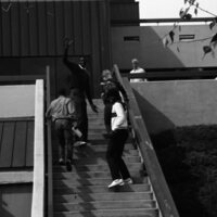 1985 Students, September Outdoor Candid Shots 08