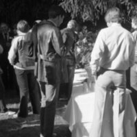 1983 Student Reception at President Dave Gilbert's House 19