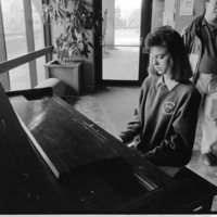 1991 Open House, Ambassador Playing Piano 01