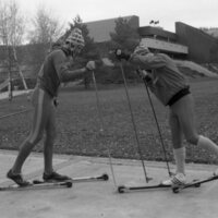 1985 Skiing on Campus 01