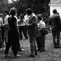 1984 Student Reception at President Gilbert's House 10