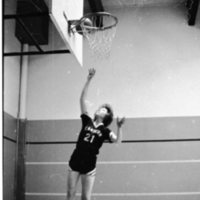 1981 Women's Basketball Action, Practice 04