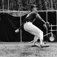 1986 Baseball Player Harold Northcott, Pitcher 03
