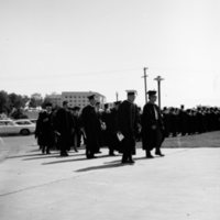 1970 Graduation, Faculty Walk 01