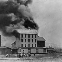 Imbler, Flour Mill Burning