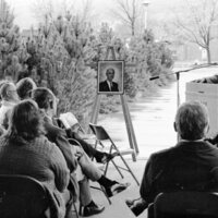 1983 Badgley Hall Dedication 07
