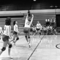 1983 Volleyball, EOSC vs. Lewis &amp; Clark, Action 05