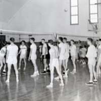 1955-56 Volleyball, Boys P.E.