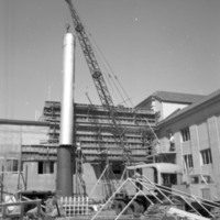 1971 Walter M. Pierce Library Remodel, Smokestack 01