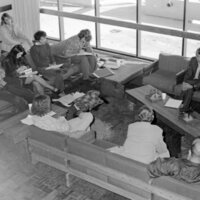 1975 Students, Conversations with President Rodney Briggs 07