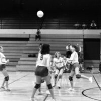 1983 Volleyball, EOSC vs. Lewis &amp; Clark, Action 11