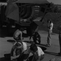 1981 Sculpture, Amphitheater Install 12