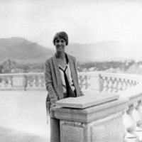 EONS, Woman by Railing