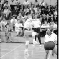 1991 Volleyball Action, Northwest Nazarene College at EOSC 01