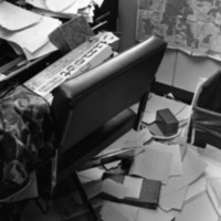 1978 Employee, Ralph Lewis' Office in Disarray 10