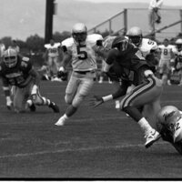 1991 Football Action, Western Washington University at EOSC 19
