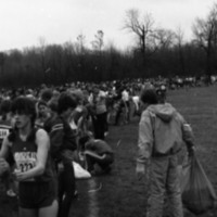 1982 Cross Country Meet at BMCC, Preparation 06