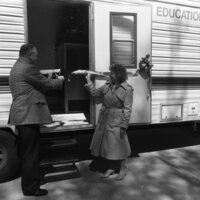 1991 Mobile Laboratory, Ribbon Cutting 17