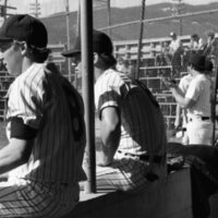 1985 Baseball Players, Dugout 04