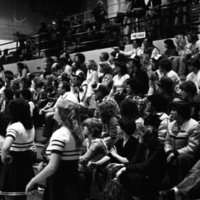 1982 High school Wapiti League Basketball Tournament, Pine Eagle Cheerleaders 02
