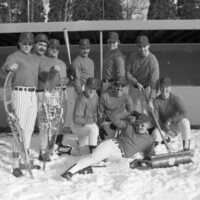 1988 Baseball Players in Snow 10