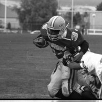 1991 Football Action, Western Oregon University at EOSC 35