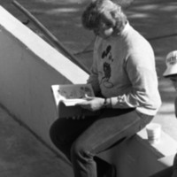 1985 Students, September Outdoor Candid Shots 07