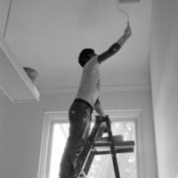 1983 Student, Painting Ceiling 01