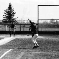 1987 Baseball Game in Caldwell, Idaho, Action 04