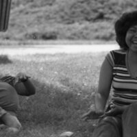 1984 Students, Outdoors, Enjoying Sunshine 08
