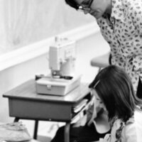 1974 Ackerman Elementary School, Sewing 07