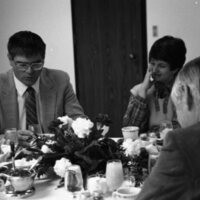 1986 Chancellor William "Bud" Davis Visit, Luncheon 07